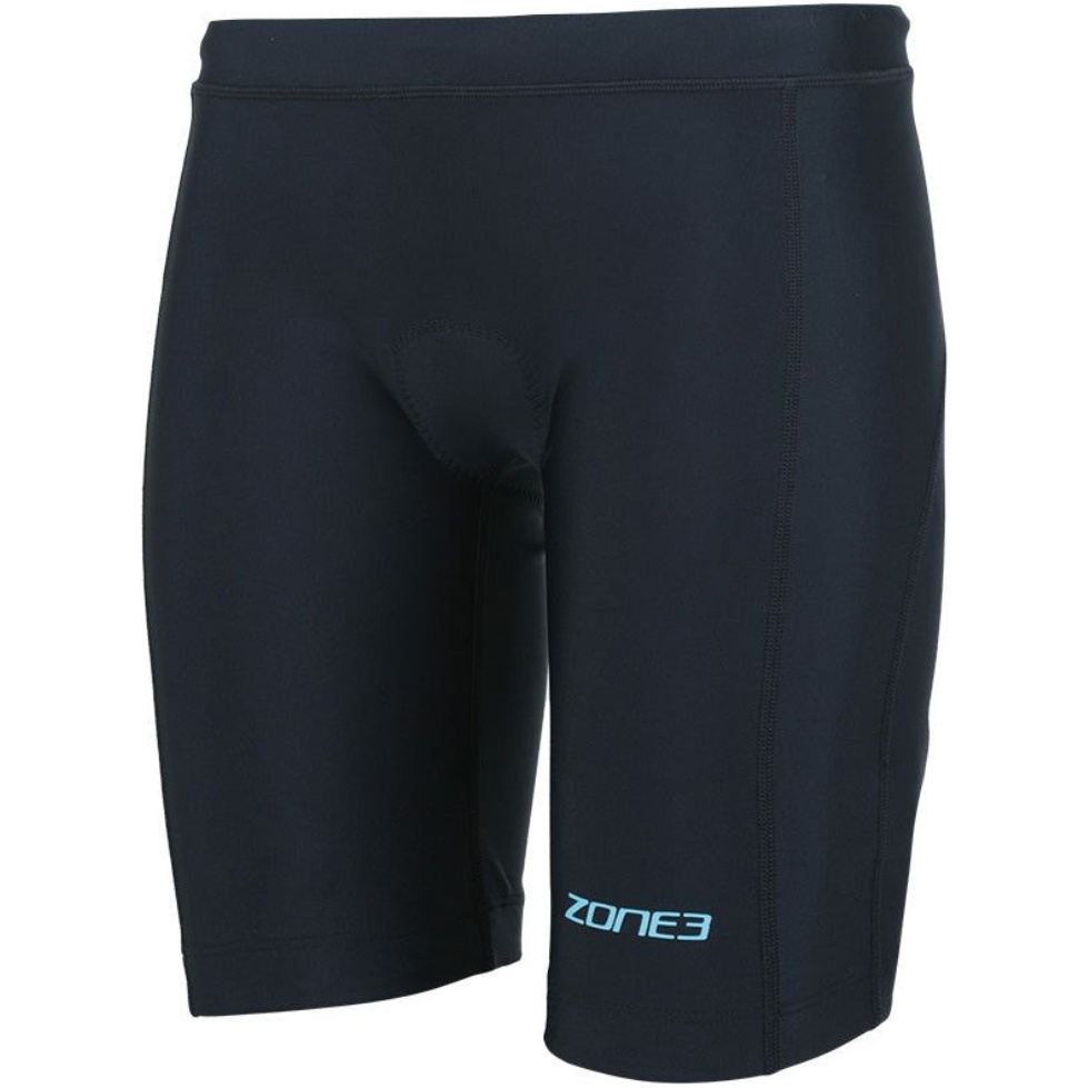 2026 ZONE3 Womens Activate Tri Shorts TW23WACS107 - Black / Turquoise